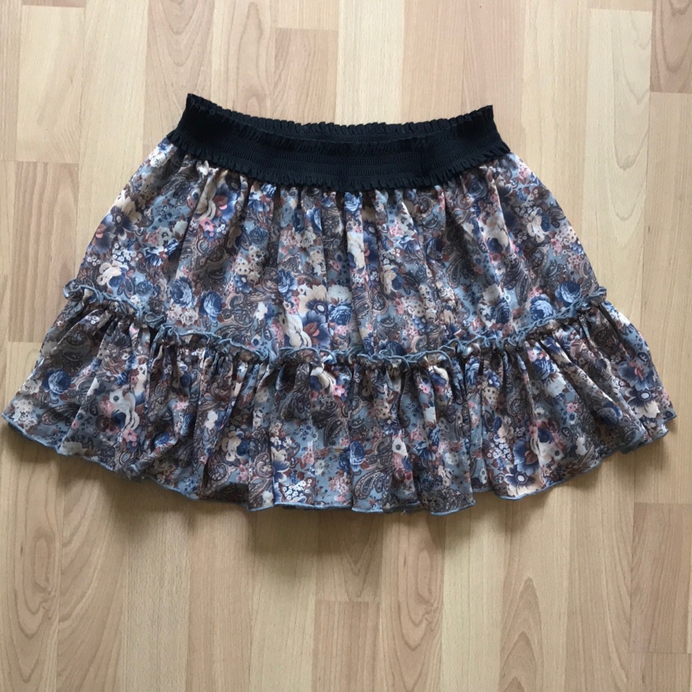Flower mini skirt